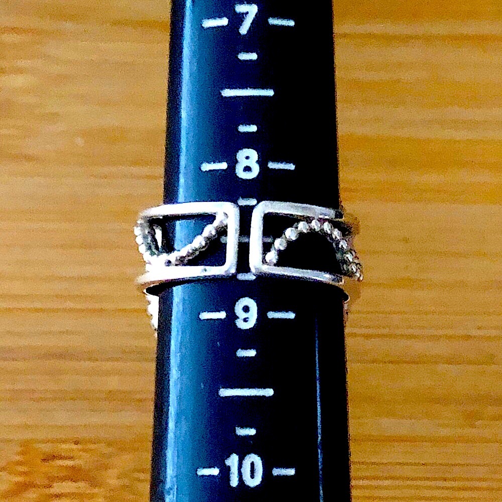$56 Colleen Lopez Sterling Silver Estate Ring marked CL - Picture 6 of 6